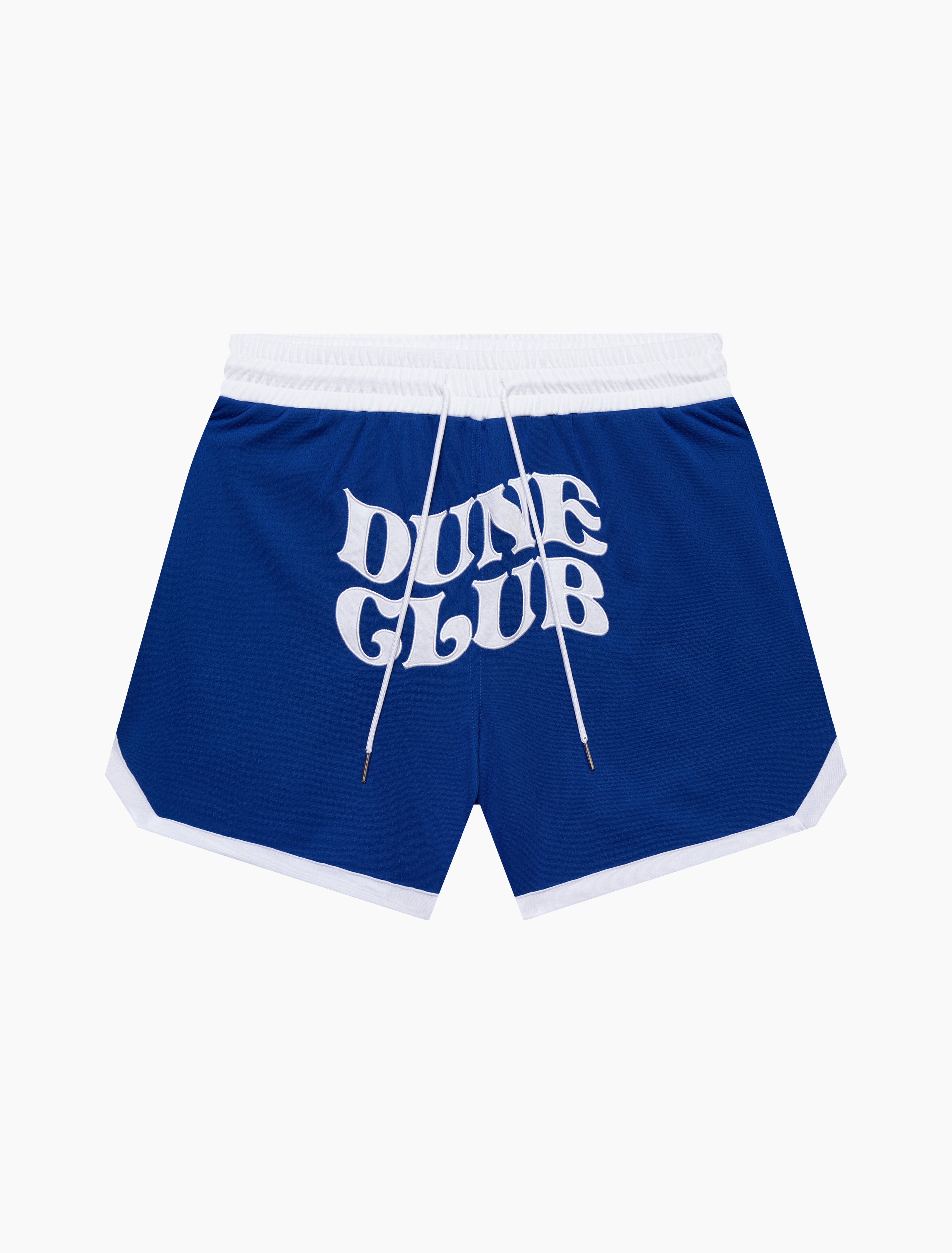Mesh Court Drip Shorts (Blue)