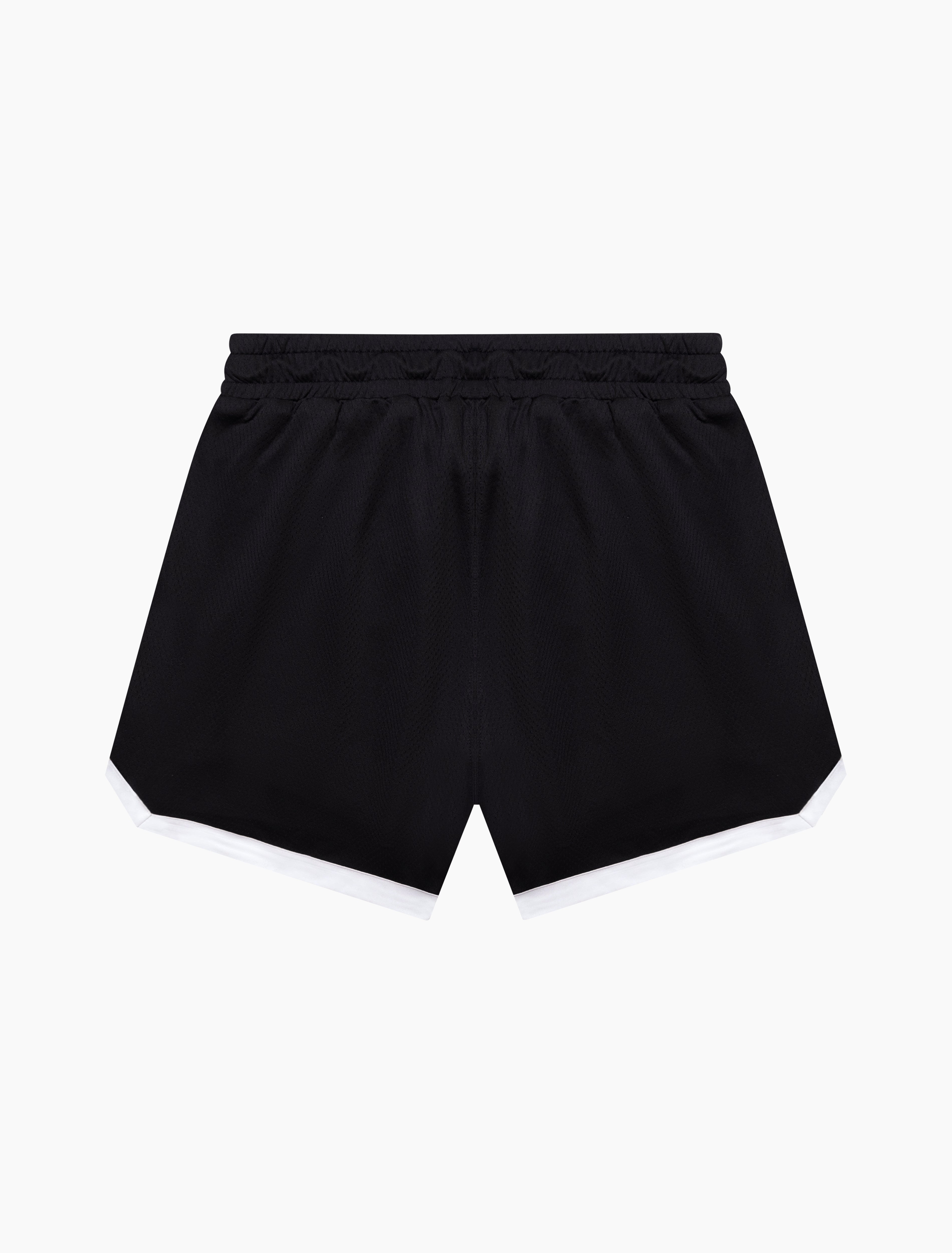 Mesh Court Drip Shorts (Black)